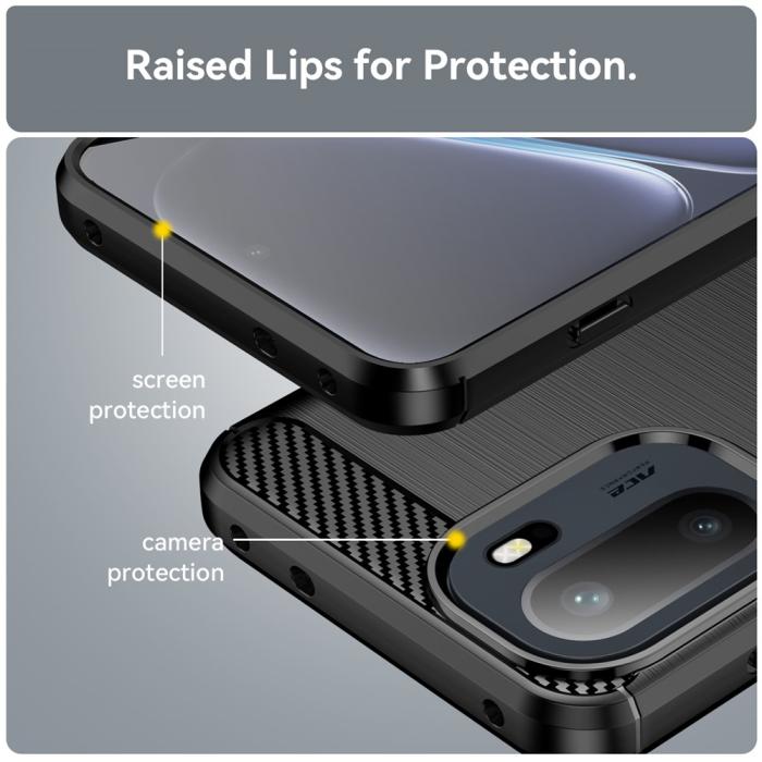 Bild 6, OnePlus 15R Skal Borstad Stål Textur Svart