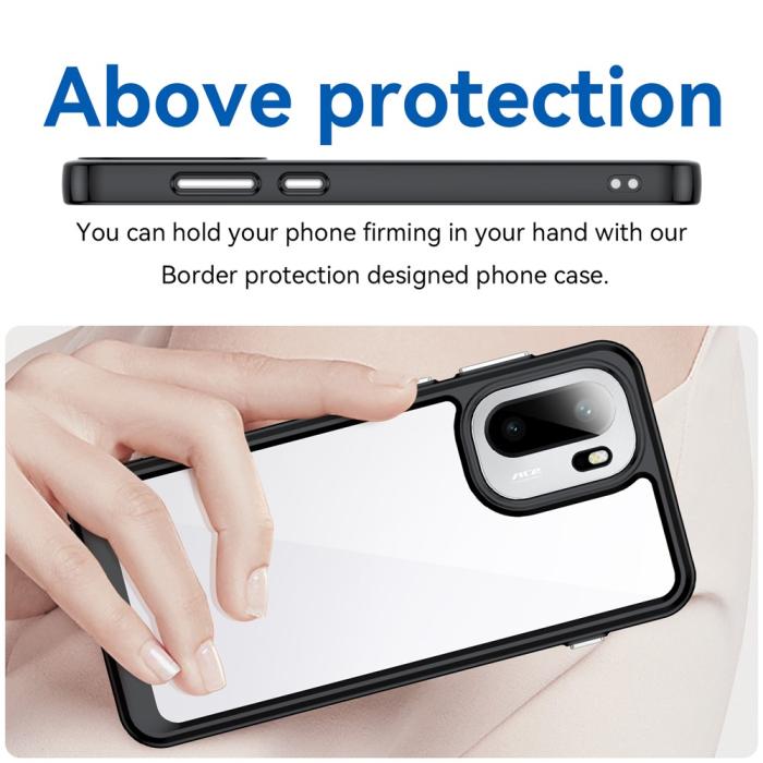 Bild 4, OnePlus 15R Skal Hybrid Transparent / Svart