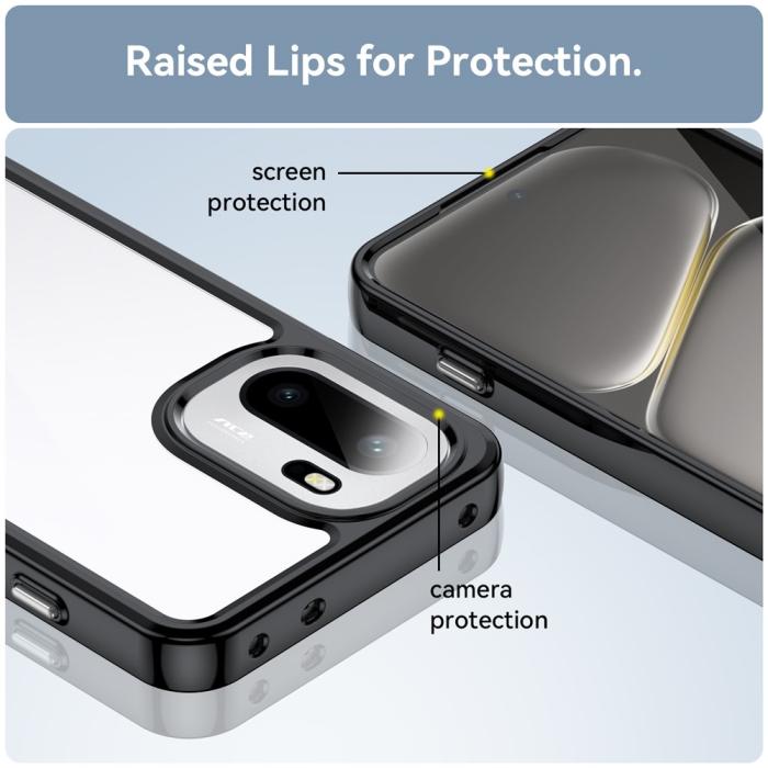 Bild 6, OnePlus 15R Skal Hybrid Transparent / Svart