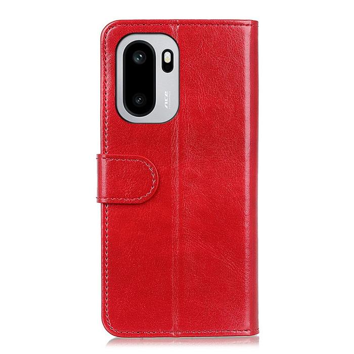 Bild 6, OnePlus 15R Fodral Crazy Horse Läder Röd