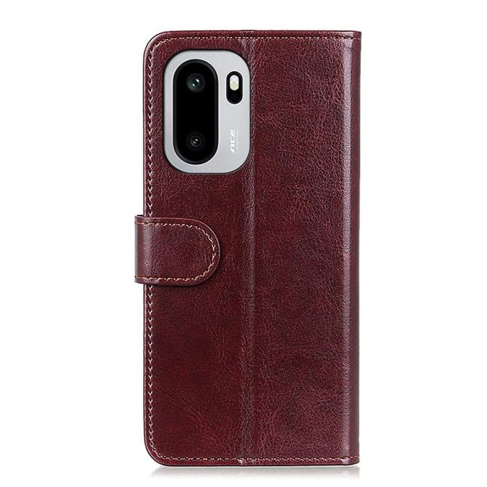 Bild 6, OnePlus 15R Fodral Crazy Horse Läder Brun