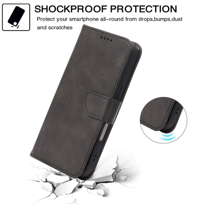 Bild 4, OnePlus 15R Plånboksfodral Läder Svart