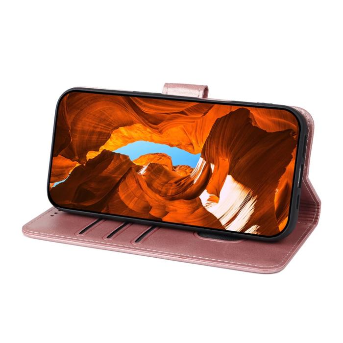 Bild 2, OnePlus 15R Plånboksfodral Läder Roséguld