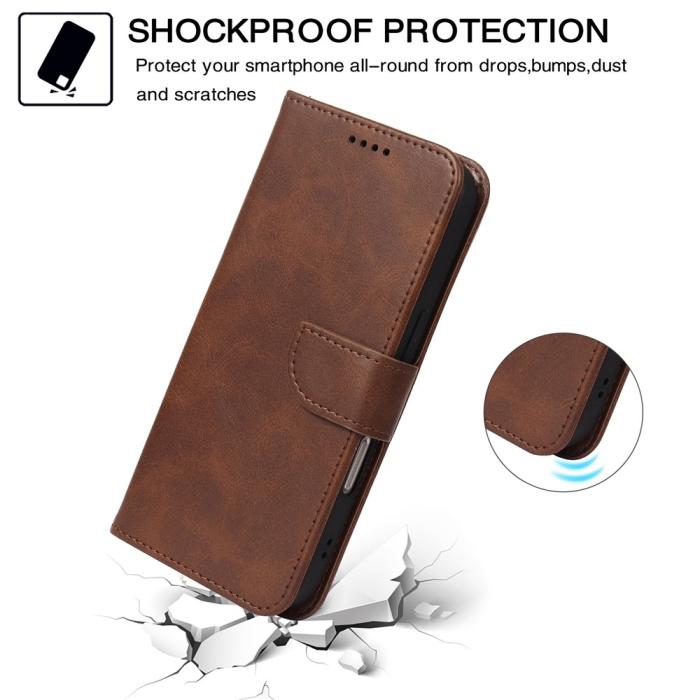 Bild 4, OnePlus 15R Plånboksfodral Läder Brun