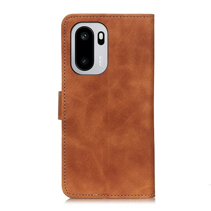 Bild 5, KHAZNEH OnePlus 15R Fodral Retro Läder Brun