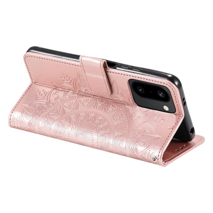 Bild 4, OnePlus 15R Fodral Mandala Läder Roséguld