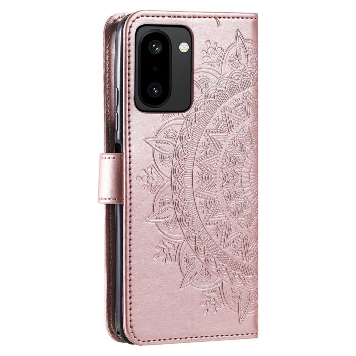 Bild 6, OnePlus 15R Fodral Mandala Läder Roséguld