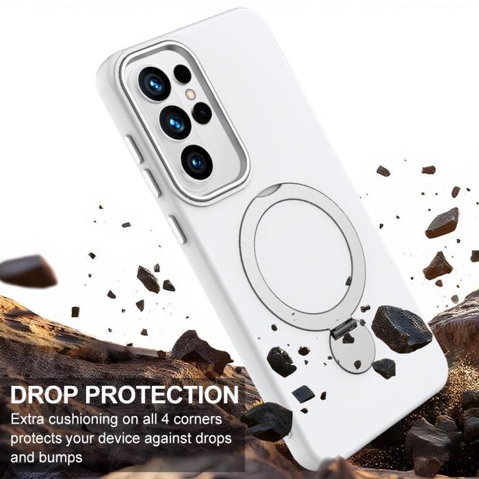 Bild 4, Samsung Galaxy S26 Ultra Skal MagSafe Kickstand Hybrid Vit