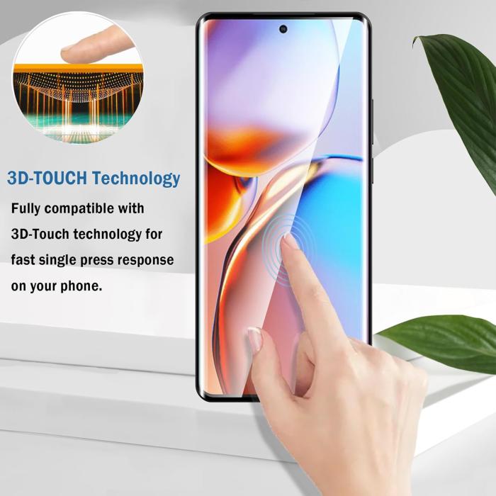 Bild 4, Motorola Moto G15 Power Skärmskydd Heltäckande Härdat Glas