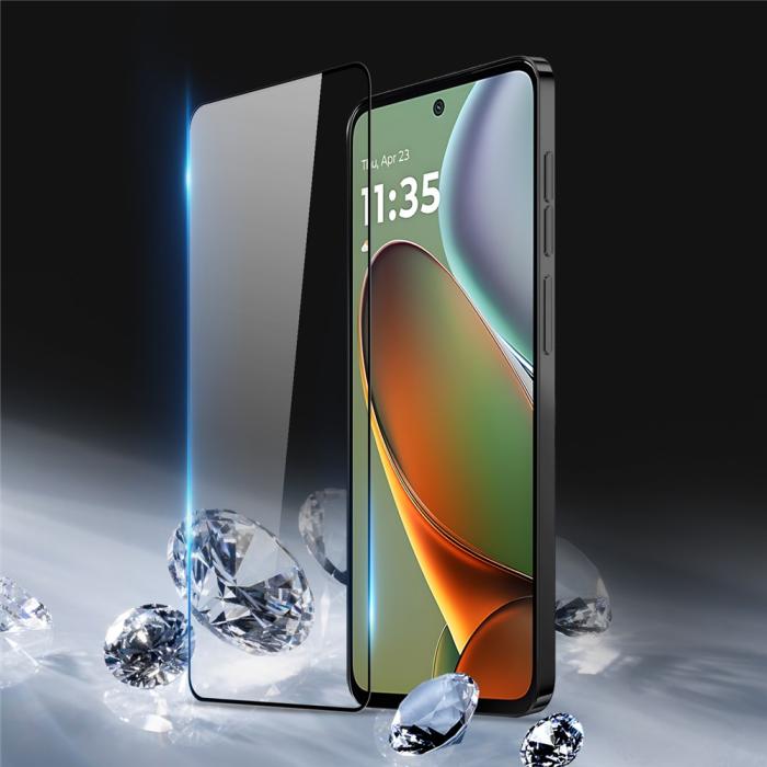 Bild 2, Motorola Moto G15/G15 Power Skärmskydd Heltäckande Härdat Glas