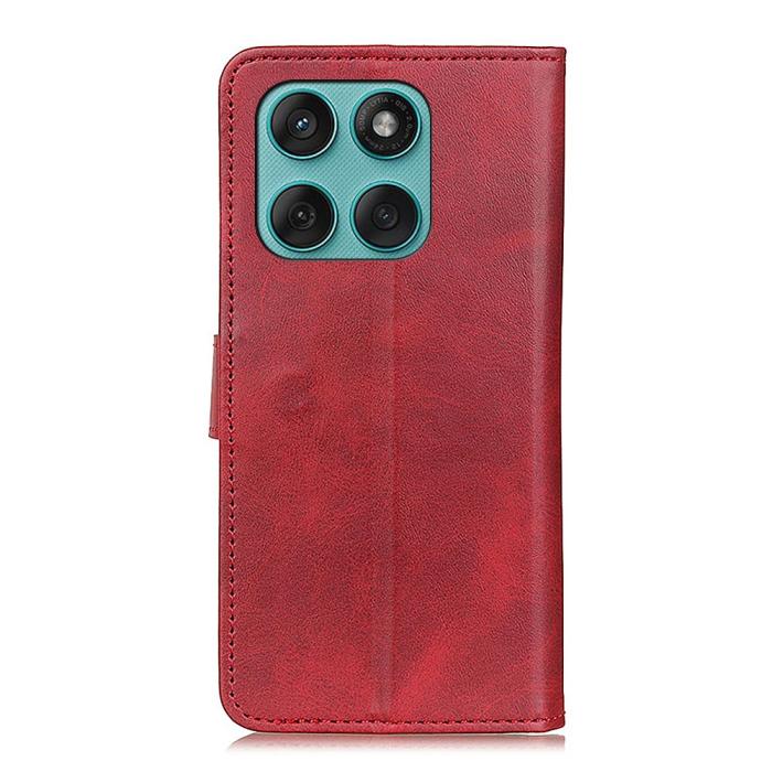 Bild 6, Motorola Edge 60 / 60 Fusion Fodral Läder Röd