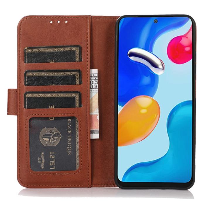 Bild 2, Sony Xperia 1 VII Plånboksfodral Läder Brun