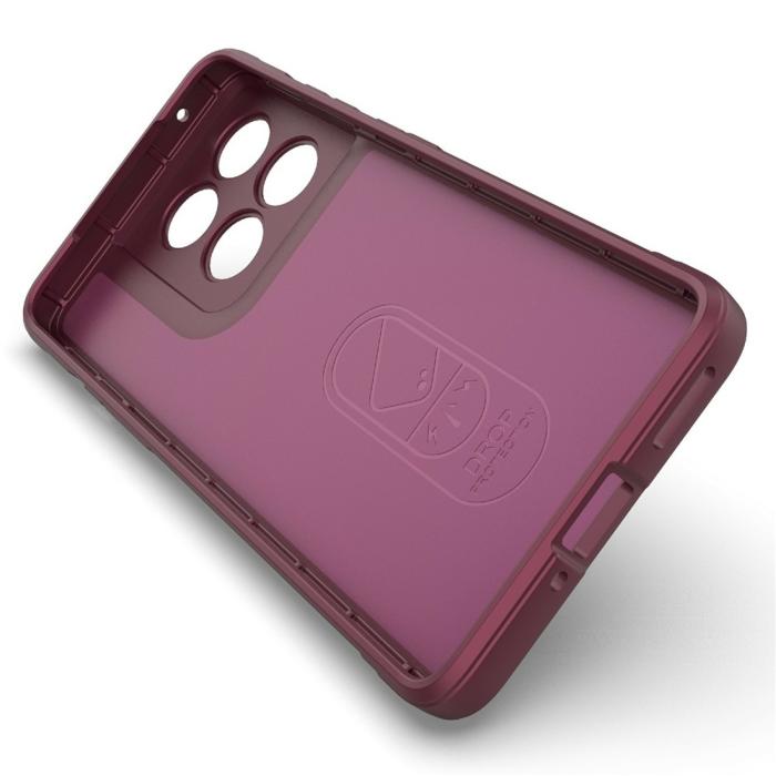 Bild 3, Motorola Edge 60 Pro Skal Magic Shield Vinröd