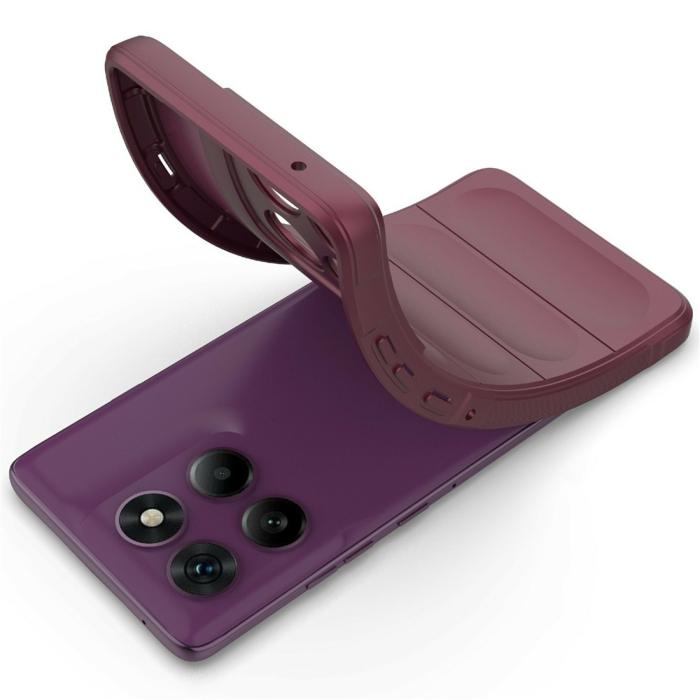 Bild 4, Motorola Edge 60 Pro Skal Magic Shield Vinröd