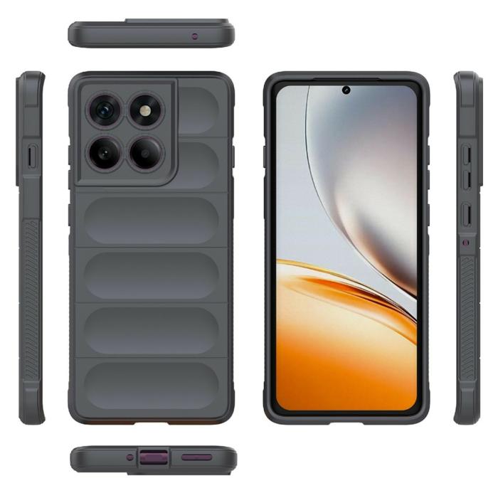 Bild 2, Motorola Edge 60 Pro Skal Magic Shield Grå