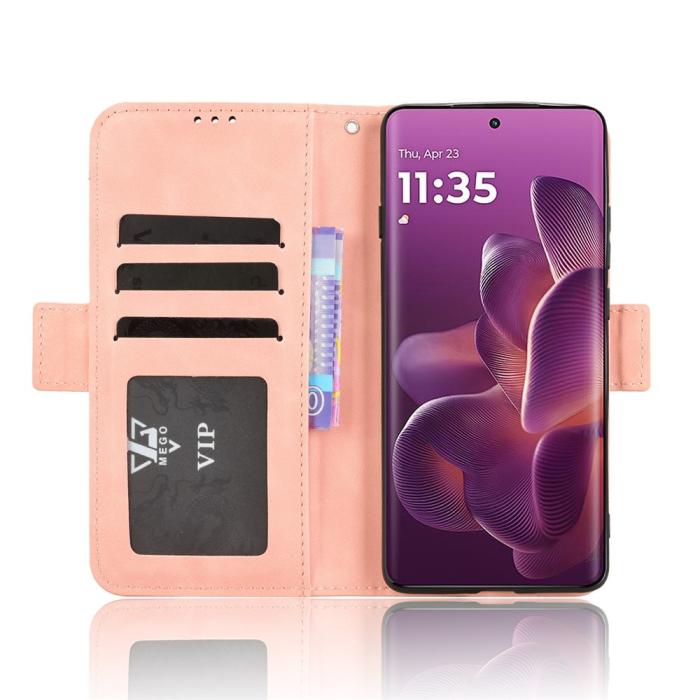 Bild 6, Motorola Edge 60 Pro Fodral Med Avtagbart Kortfodral Rosa