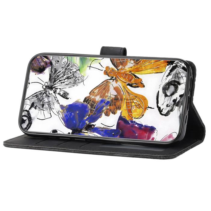 Bild 4, Sony Xperia 1 VII Fodral Fjäril Tryck Svart