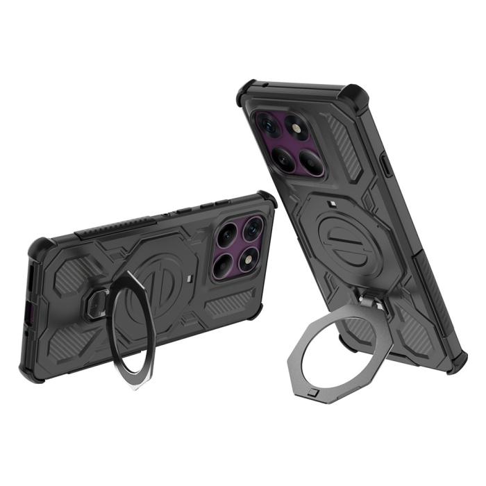 Bild 3, Motorola Edge 60 Pro Skal MagSafe Kickstand Hybrid Svart