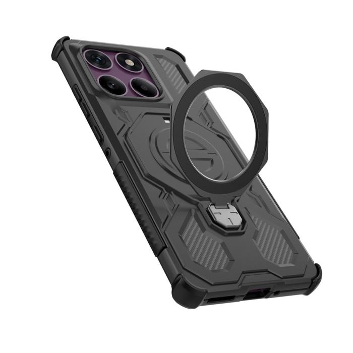 Bild 5, Motorola Edge 60 Pro Skal MagSafe Kickstand Hybrid Svart