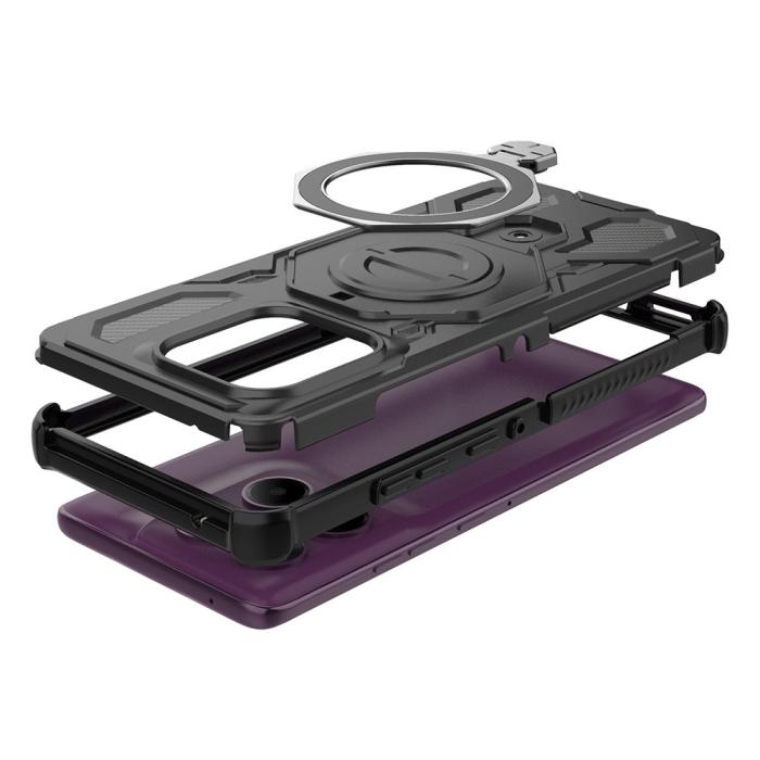 Bild 6, Motorola Edge 60 Pro Skal MagSafe Kickstand Hybrid Svart