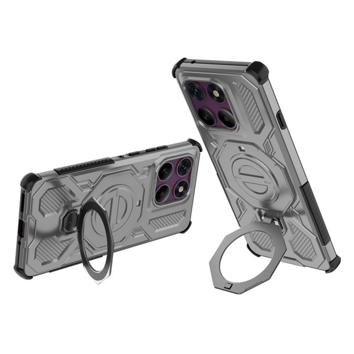 Bild 3, Motorola Edge 60 Pro Skal MagSafe Kickstand Hybrid Grå