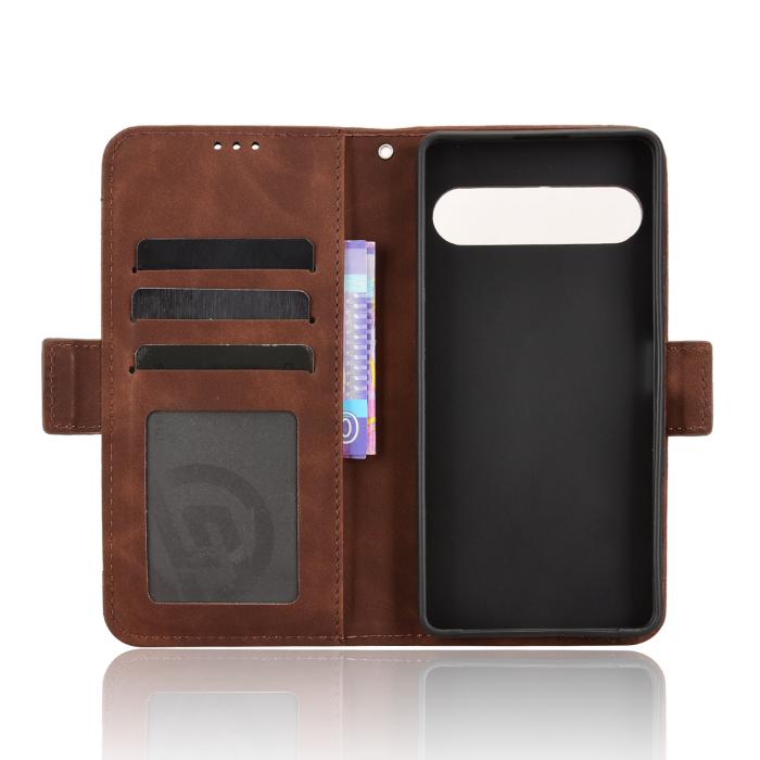 Bild 5, Sony Xperia 10 VII Fodral Med Avtagbart Kortfodral Brun