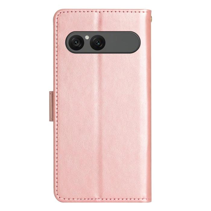 Bild 6, Sony Xperia 10 VII Fodral Med Blommigt Tryck Roséguld