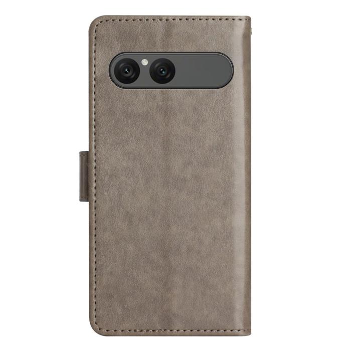 Bild 6, Sony Xperia 10 VII Fodral Med Blommigt Tryck Grå