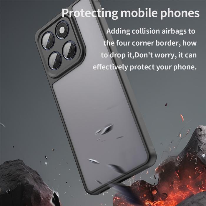 Bild 5, Motorola Edge 60 / 60 Fusion Skal Hybrid Frosted Svart