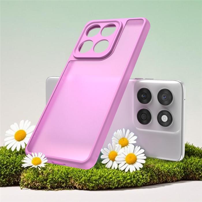 Bild 3, Motorola Edge 60 / 60 Fusion Skal Hybrid Frosted Rosa