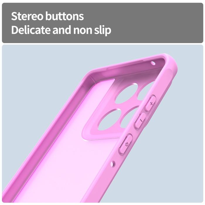 Bild 6, Motorola Edge 60 / 60 Fusion Skal Hybrid Frosted Rosa