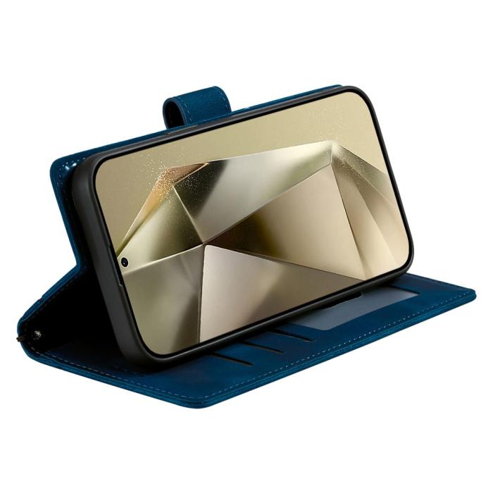 Bild 3, Samsung Galaxy A27 Fodral Mandala Läder Blå