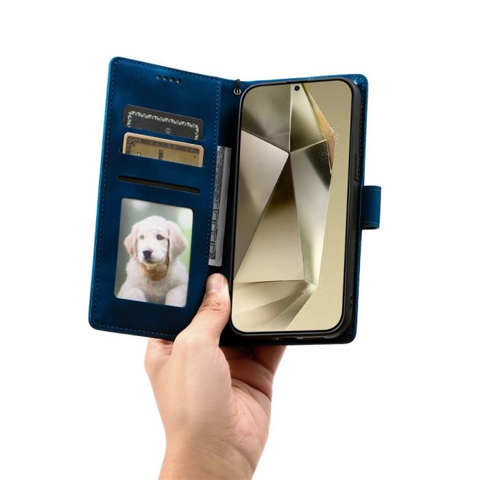 Bild 6, Samsung Galaxy A27 Fodral Mandala Läder Blå