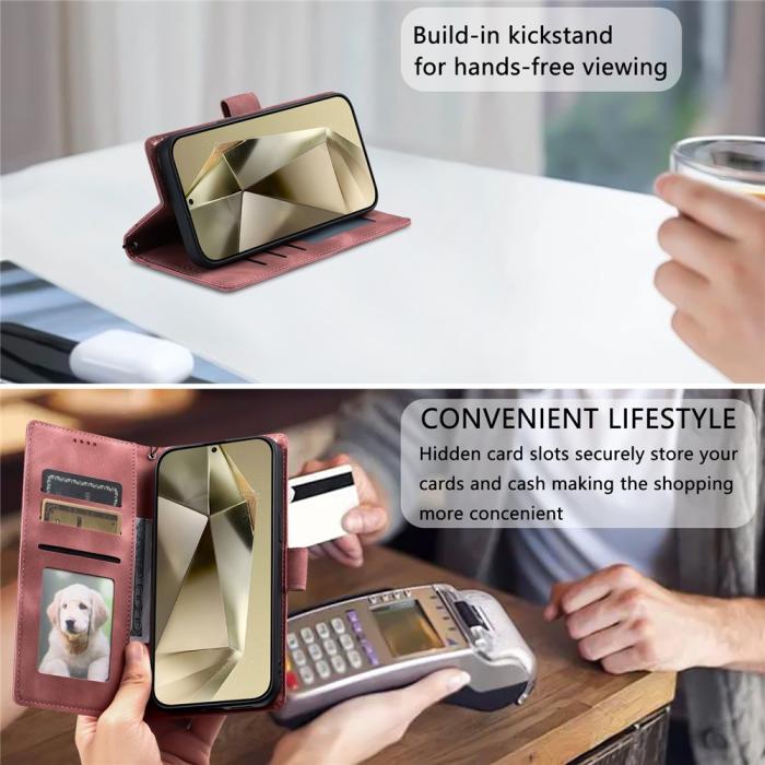 Bild 6, Samsung Galaxy A27 Fodral Mandala Läder Rosa