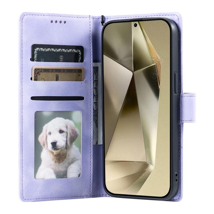 Bild 2, Samsung Galaxy A27 Fodral Mandala Läder Lila