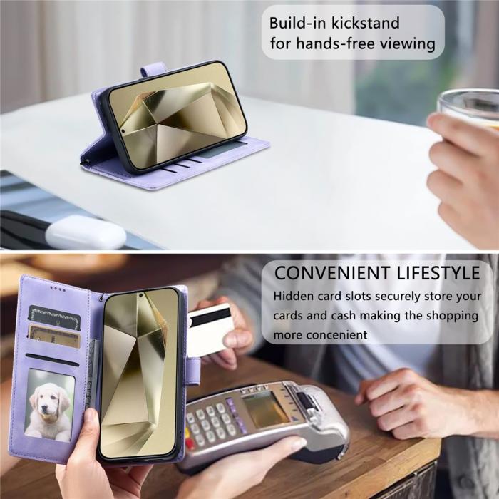 Bild 5, Samsung Galaxy A27 Fodral Mandala Läder Lila