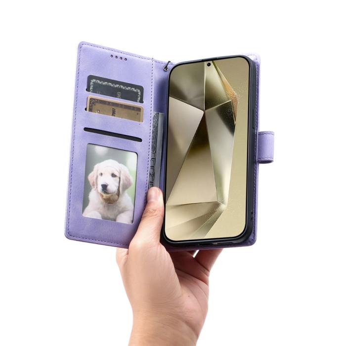 Bild 6, Samsung Galaxy A27 Fodral Mandala Läder Lila