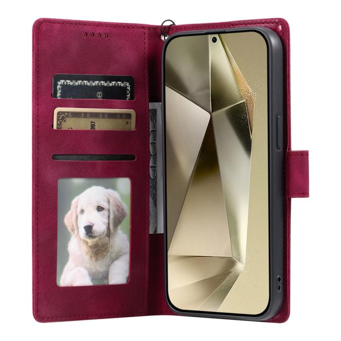 Bild 2, Samsung Galaxy A27 Fodral Mandala Läder Rosa