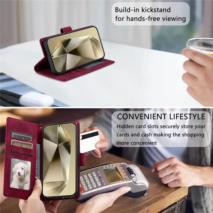 Bild 5, Samsung Galaxy A27 Fodral Mandala Läder Rosa