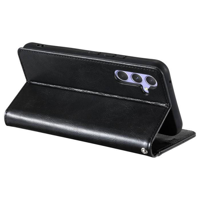 Bild 4, Samsung Galaxy A27 Fodral Läder Svart