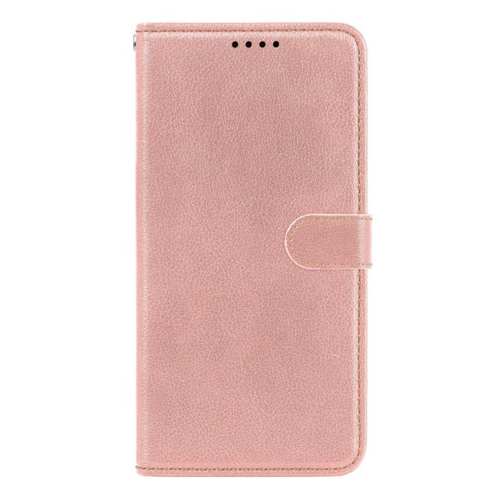 Bild 5, Samsung Galaxy A27 Plånboksfodral Läder Roséguld