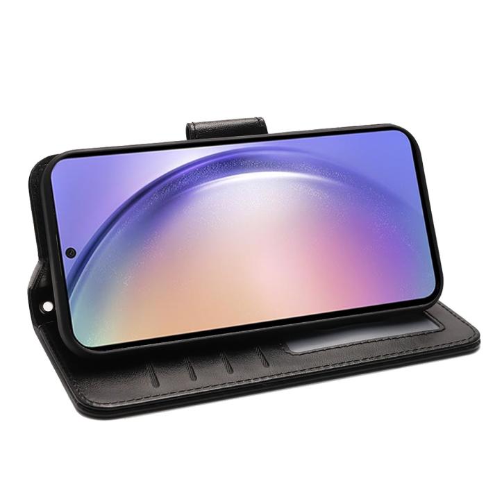 Bild 3, Samsung Galaxy A27 Fodral Läder Svart