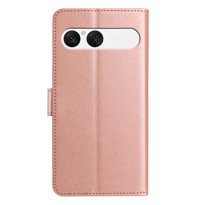 Bild 2, Sony Xperia 10 VII Fodral Multifunktionellt Läder Roséguld