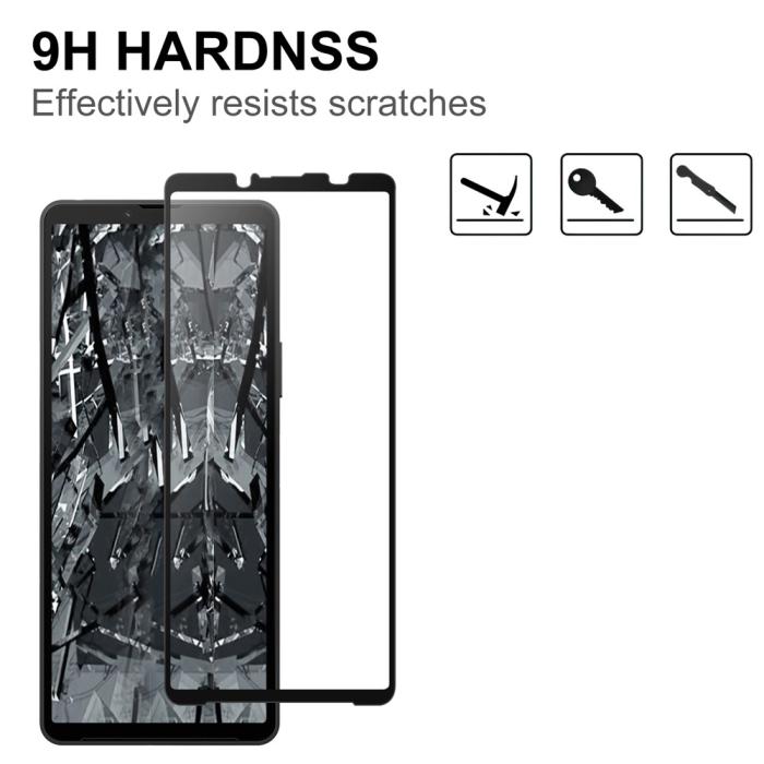 Bild 3, Sony Xperia 10 VII Skärmskydd Heltäckande Härdat Glas