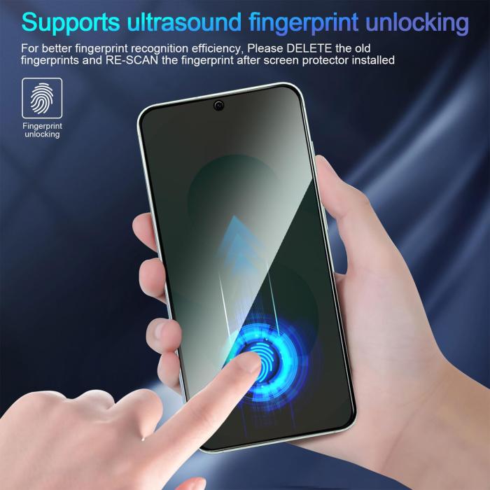 Bild 3, Samsung Galaxy A27 Skärmskydd Heltäckande Härdat Glas Privacy