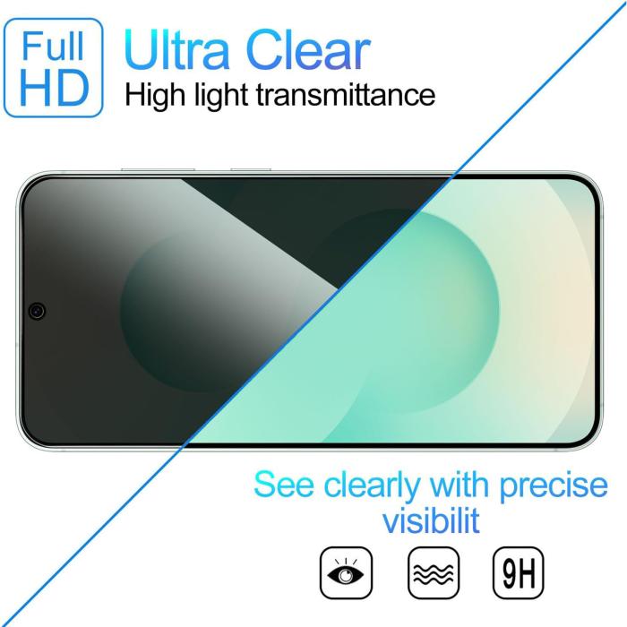 Bild 4, Samsung Galaxy A27 Skärmskydd Heltäckande Härdat Glas Privacy