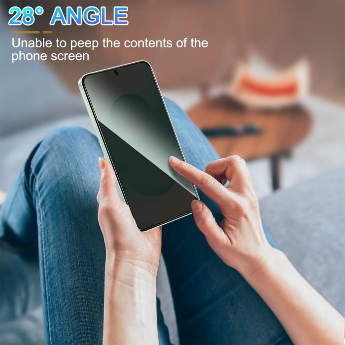 Bild 6, Samsung Galaxy A27 Skärmskydd Heltäckande Härdat Glas Privacy