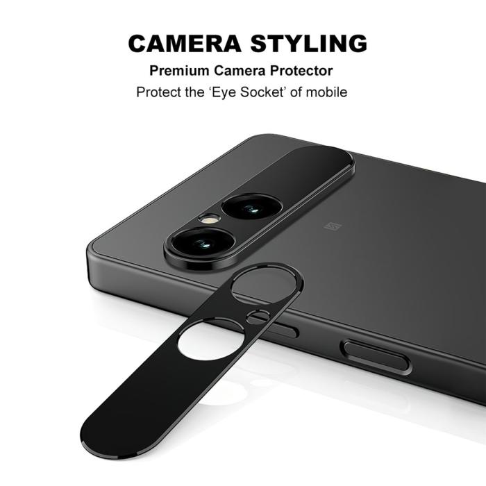 Bild 2, IMAK Sony Xperia 10 VII Linsskydd Metall Svart