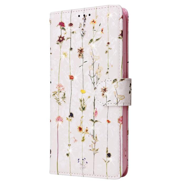 Bild 6, iPhone 16 Pro Fodral RFID Läder Små Blommor