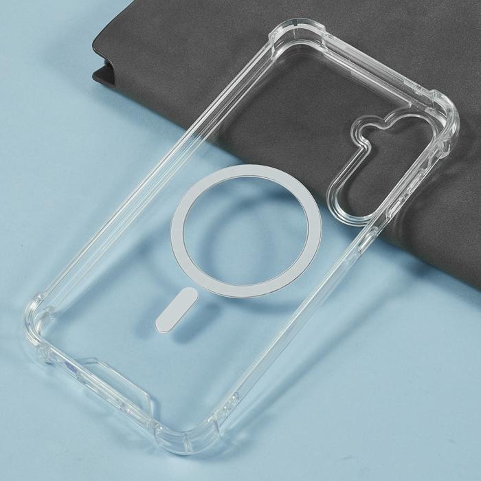 Bild 4, Samsung Galaxy A17 / A16 Skal MagSafe Shookproof Transparent
